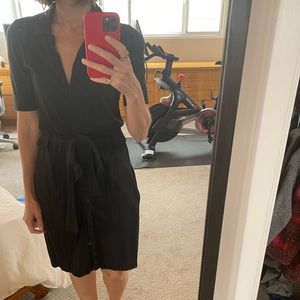 James Perse snap down dress with pockets